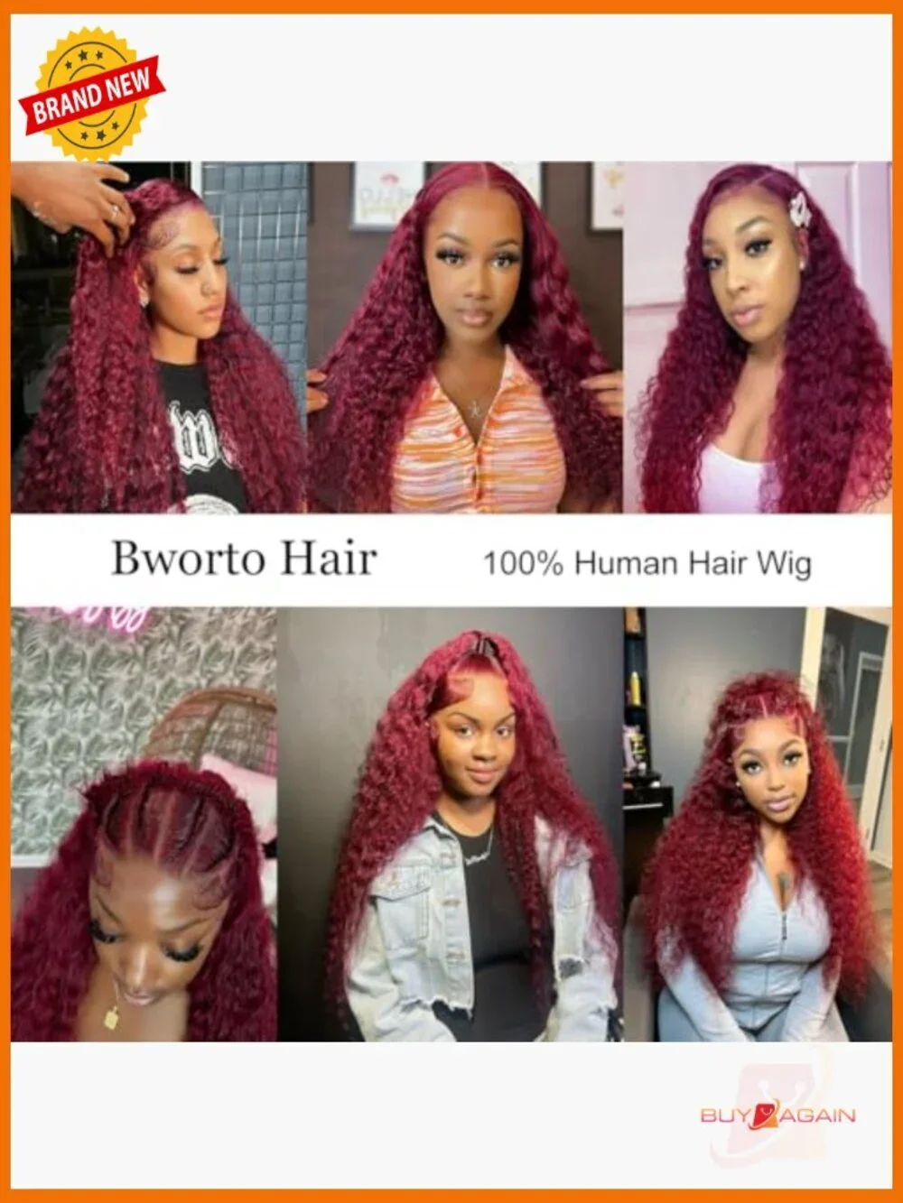 Deep Wave Lace Front Wig with Pre-Plucked Hairline